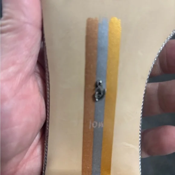 Sam Edelman Silver Textured Mules - Picture 5 of 7